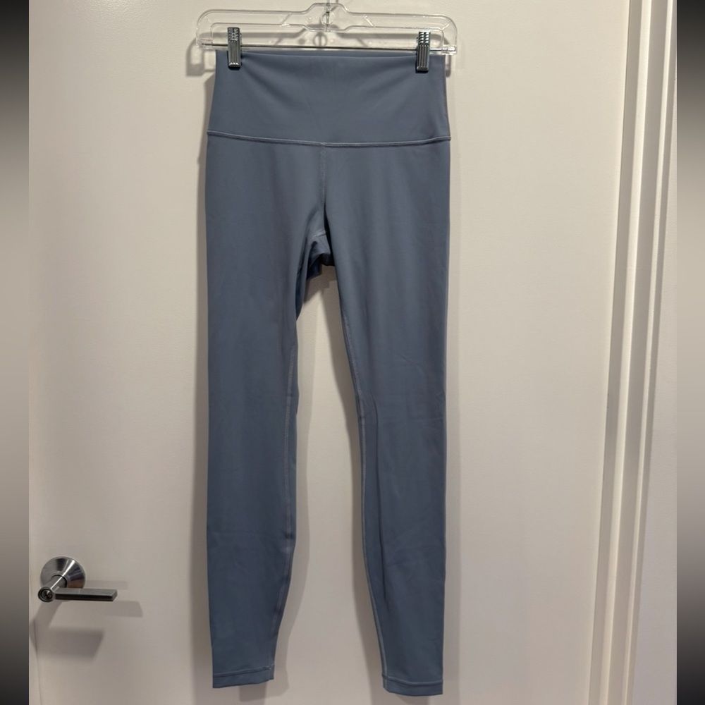 Lululemon align high rise pant 28” light blue/gray